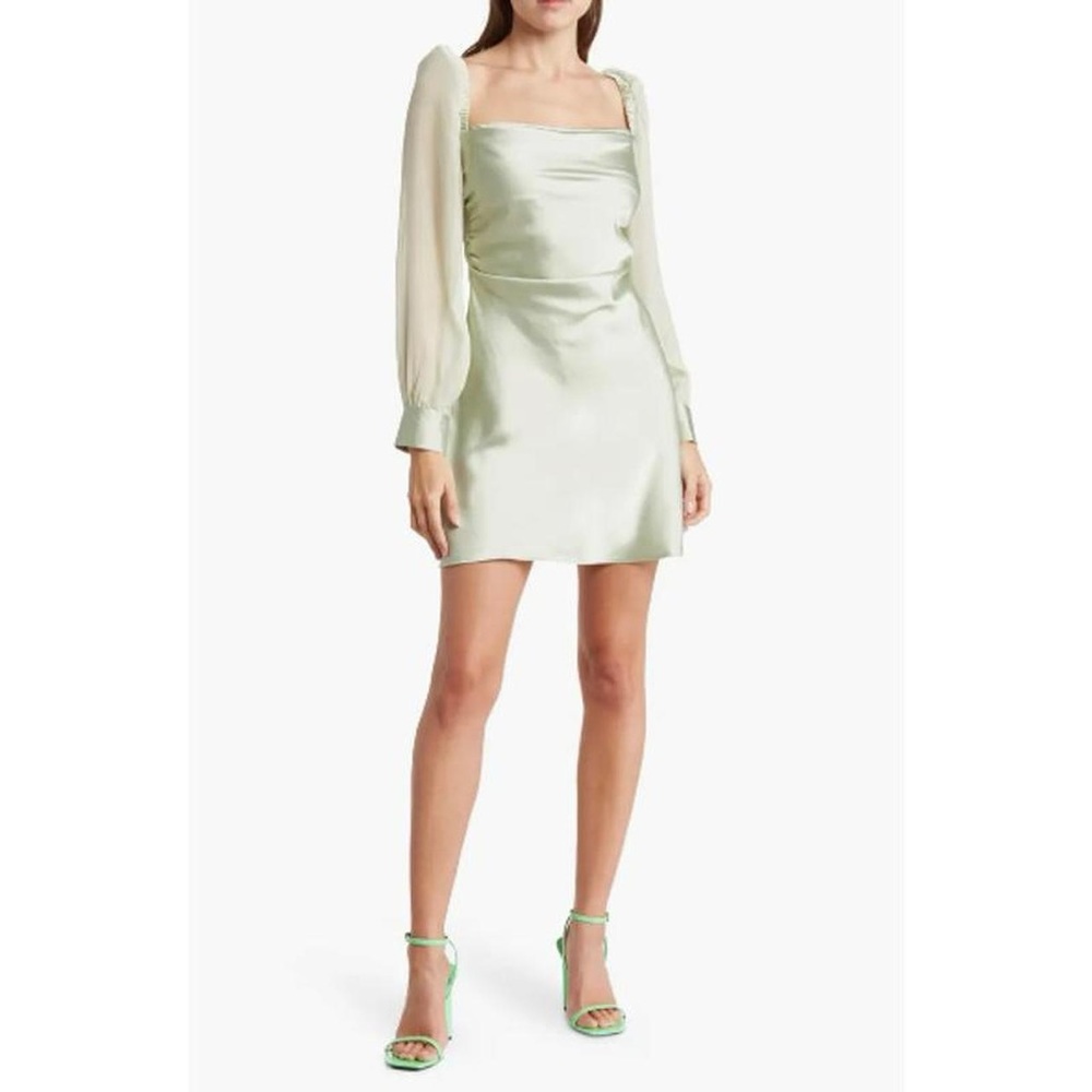 We Wore What Pull Sleeve Cowl Dress
